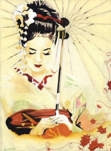 Hvordan bli en geisha. Du kan velge å starte treningen på om en ungdomsskole alder.