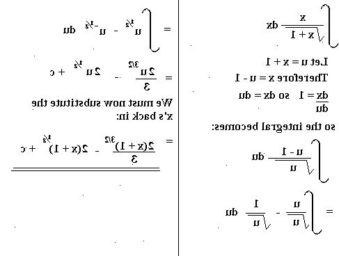 Hvordan integrere ved substitusjon. Legg merke til hvordan, her vi blir presentert med en enkel trigonometriske integral.