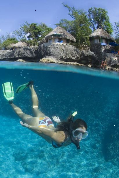 Hvordan å snorkle i Karibia. Finn en god snorkling spot.