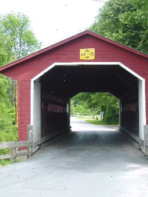 Hvordan å besøke de dekket broer i Vermont. Korrekt finne delstaten Vermont i europa.