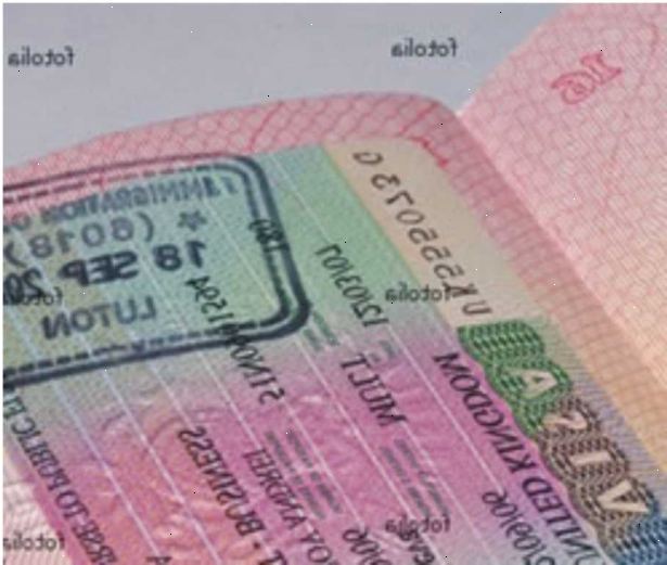 Hvordan du får et britisk visum. Besøk den offisielle UK Border Agency nettsted for å finne ut om din hensikt for å reise til Storbritannia vil kreve visum.