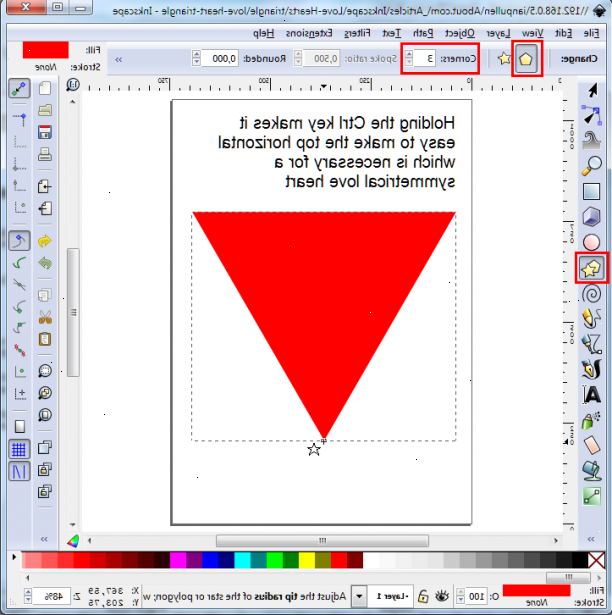Hvordan tegne en likesidet trekant. Bruk en linjal for å tegne en linje segment av en passende lengde.