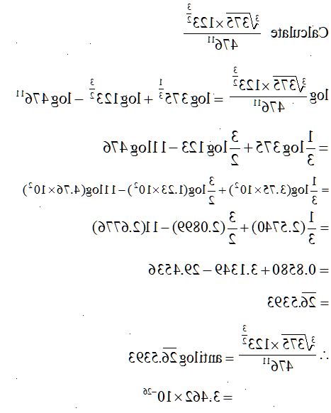 Hvordan bruke logaritmisk tabeller. Multipliser 23456 og 789101 multiplisere 0 til begge sider 0 = 0.