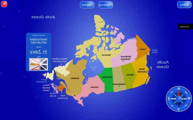 Hvordan å memorere den kanadiske territorier og provinser. Gjør deg kjent med den kanadiske provinser og territorier.