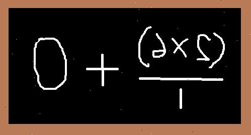 Hvordan å doble din lønn ved hjelp av en algebraisk smutthull. Skriv &#39;gitt a = b&#39; på en ny linje.