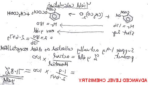 Hvordan beregne prosent avkastning i kjemi. Beregn teoretisk utbytte.