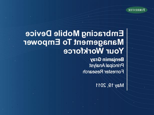 Hvordan virtualisere arbeidsstyrke. Ha tillit til din ledelse.