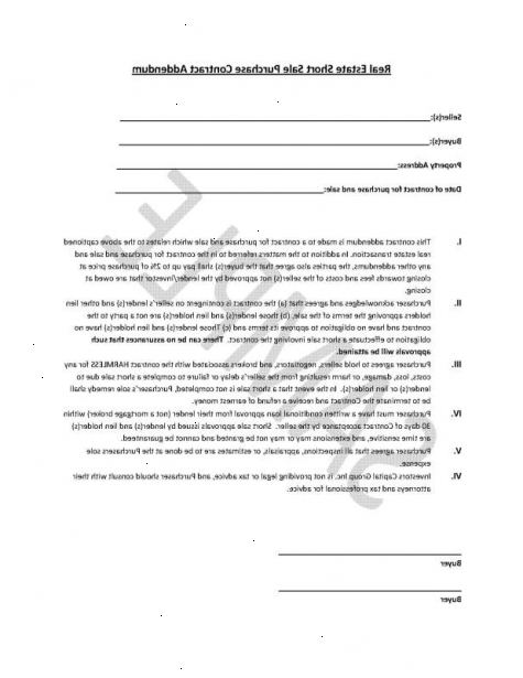 Hvordan skrive en kontrakt addendum. Navn og stil dokumentet som et tillegg.